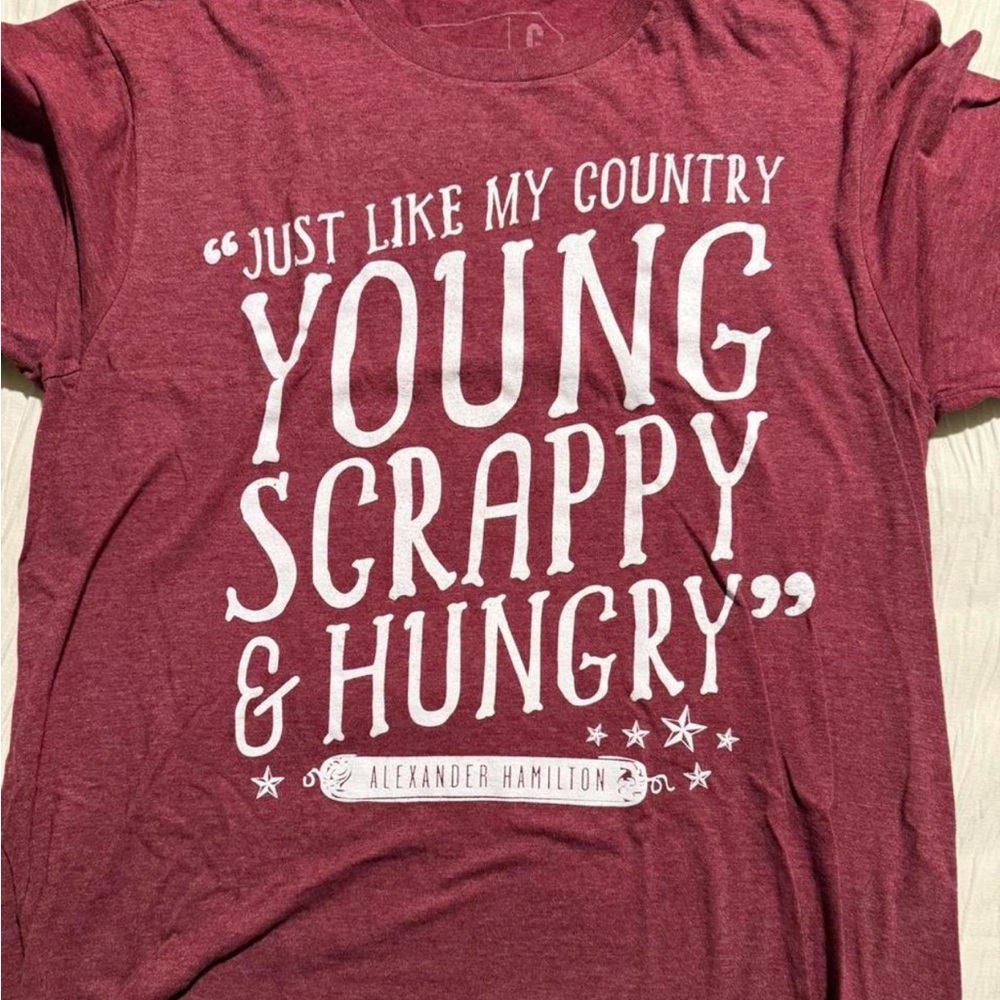 Hamilton Red Graphic T-Shirt - Picture 2 of 4